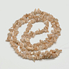 Natural Sunstone Chip Bead Strands G-M205-15-2