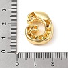 Brass Micro Pave Clear Cubic Zirconia Pendant KK-Z046-01G-G-3