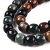 Natural Indian Agate Beads Strands G-T138-144-3