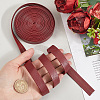 5M Folding PU Leather Flat Cord OCOR-WH20012-14C-12-3