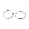 304 Stainless Steel Hoop Earrings EJEW-T048-24D-P-2