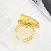 304 Stainless Steel Open Cuff Rings for Women STAS-Z111-02G-4