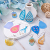 Craftdady DIY Dangle Earring Making Kits DIY-CD0001-30-6