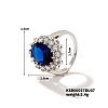 Round Rhinestone Ring for Women RW5001-1-1