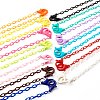 13Pcs 13 Colors Personalized ABS Plastic Cable Chain Necklaces NJEW-JN03483-1