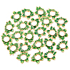 30Pcs Alloy Enamel Bead Frame FIND-DC0002-48-3