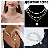 200Pcs 4 Styles Resin Imitation Pearl Beads FIND-AR0005-46-6