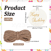 100Pcs Flat Round Gold Stamping Word Happy Birthday Hanging Gift Tags DIY-SP0003-87A-2