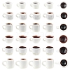 30Pcs 6 Styles Resin Dollhouse Miniature Coffee DIY-YW0017-78-1