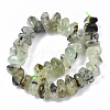 Natural Prehnite Beads Strands G-R462-18-2