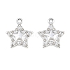 Alloy Rhinestone Pendants RB-CBA332B-03P-1