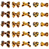 30Pcs 5 Styles Printed Transparent Acrylic Beads TACR-YW0003-46-2