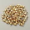 Brass Clear Cubic Zirconia Connector Charms RB-WH0005-002C-KCG-2