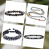 ARRICRAFT 2 Strands Non-magnetic Synthetic Hematite Beads Strands G-AR0005-90-6