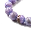 Natural Striped Stone Beads Strands G-D315-A01-02-4mm-4