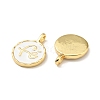 Brass Enamel Charms KK-G416-57G-01-2