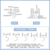 HOBBIESAY Iron Chain Extender IFIN-HY0001-04P-2