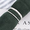 304 Stainless Steel Open Cuff Rings for Women RJEW-A056-01P-5