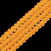 Transparent Glass Beads Strands X-EGLA-A034-T4mm-MD05-2