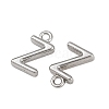 304 Stainless Steel Charms STAS-G356-08P-Z-2