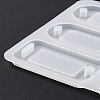 DIY Arch & Rectangle & Oval & Hexagon Shape Connector Charm Silicone Molds DIY-G067-06C-5
