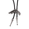 Gun Shape Laria Necklace for Men Women NJEW-WH0011-10AS-2