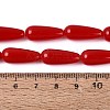Opaque Glass Beads Strands X-GLAA-Q113-03A-C02-4