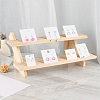 Wooden Earring Display Stands ODIS-WH0025-43-6