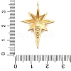 Brass Micro Pave Cubic Zirconia Pendants KK-L209-083G-3