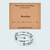 304 Stainless Steel Rotating Cuff Rings FS-WG14209-04-1