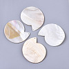 Natural Freshwater Shell Big Pendants SHEL-R047-23-1