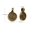 Tibetan Style Alloy Charms MLF0339Y-4