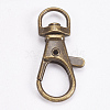 Zinc Alloy Swivel Lobster Claw Clasps PALLOY-WH0011-01AB-2