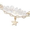 Opalite Chip Multi-Strand Bracelet Sets BJEW-JB10500-03-3