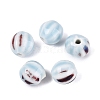Vintage Porcelain Corrugated Beads PORC-N013-11J-1