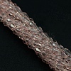 Transparent Glass Beads Strands GLAA-WH0030-32C-18-1
