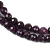 Natural Ruby Beads Strands G-P553-G01-04-4