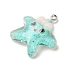 Marine Animal Series Resin Pendants RESI-Q012-01B-03-2