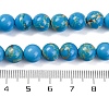 Synthetic Imperial Jasper Beads Strands G-I199-35-8mm-E-3