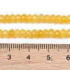 Dyed Natural Malaysia Jade Rondelle Beads Strands G-E316-2x4mm-30-5