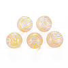 Transparent Handmade Blown Glass Globe Beads GLAA-T012-34A-1