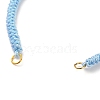 Adjustable Braided Polyester Cord Bracelet Making AJEW-JB00763-3