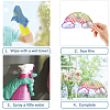 Rainbow PVC Laser Adhesive Stickers DIY-WH0273-51-4