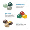 Fashewelry 30Pcs 15 Style Natural & Synthetic Gemstone Cabochons G-FW0001-12B-4
