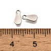 304 Stainless Steel Stamping Blank Tag Charms STAS-F311-04P-02-3