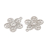 Long-Lasting Plated Brass Charms KK-K336-14P-2