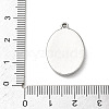 304 Stainless Steel Printed Religion Pendants STAS-G387-03P-09-3