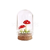 Resin Mushroom Bell Jar Model PW-WG8B3E0-01-1