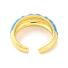 Brass Open Cuff Rings RJEW-U009-14G-4