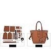 DIY Elephant Shoulder Tote Bags Kits PW-WG8D528-05-1